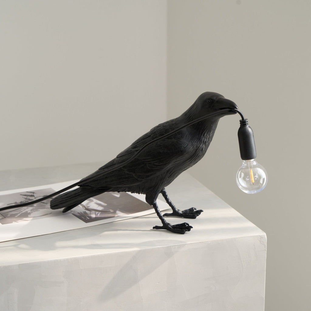 Raven Resin Lighting Fixture Lighting Lobby