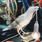 Raven Resin Lighting Fixture Lighting Lobby