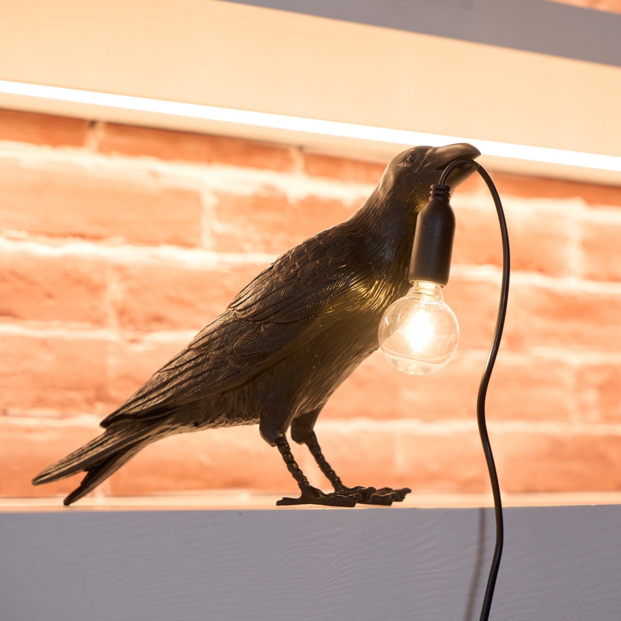Raven Resin Lighting Fixture Lighting Lobby