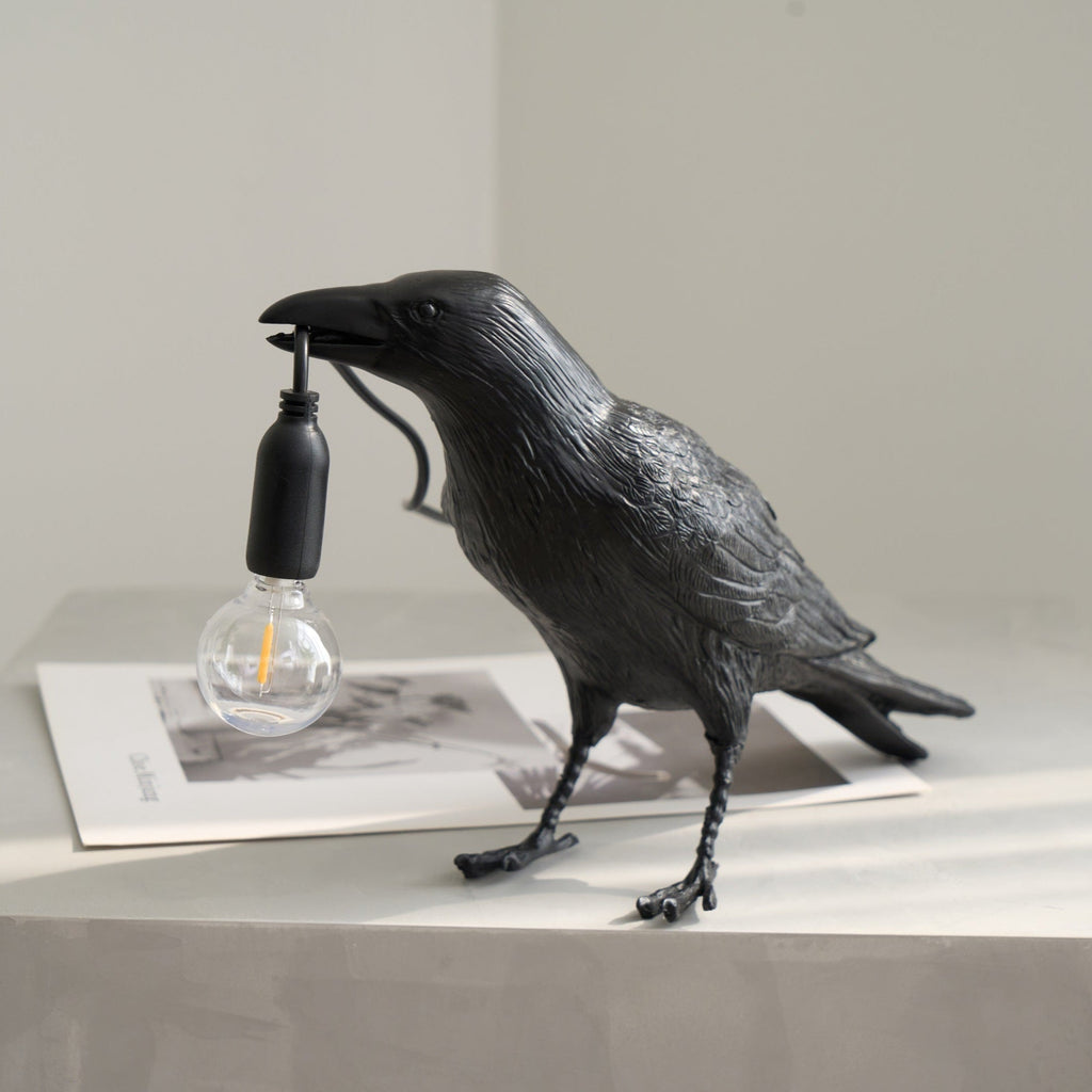 Raven Resin Lighting Fixture Lighting Lobby