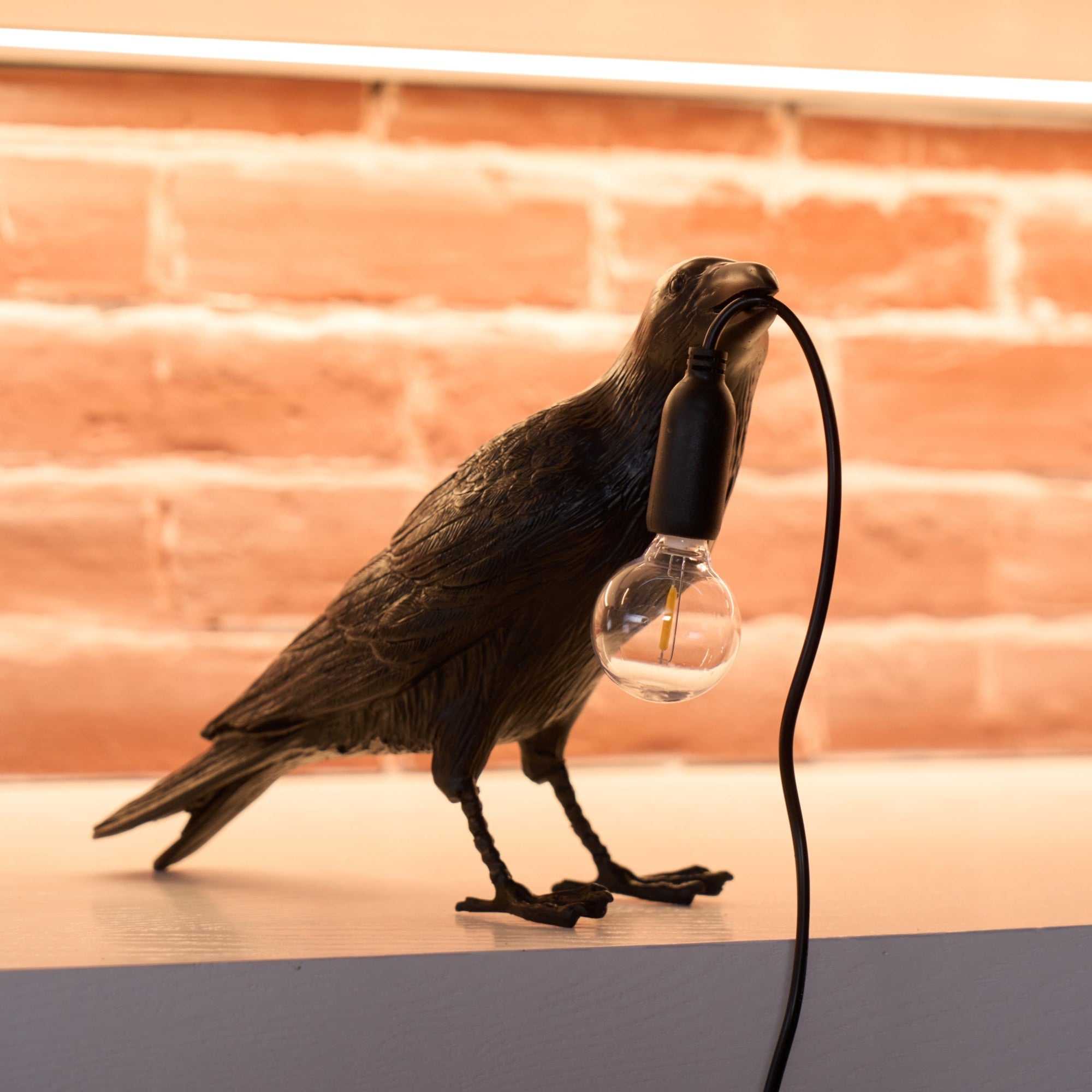 Raven Resin Lighting Fixture Lighting Lobby