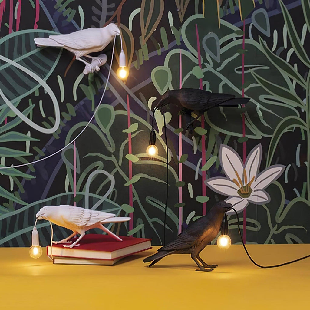 Raven Resin Lighting Fixture Lighting Lobby