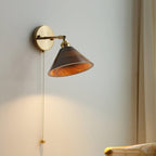 Retro Wooden Wall Light Lighting Lobby