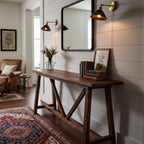 Retro Wooden Wall Light Lighting Lobby