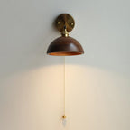 Retro Wooden Wall Light Lighting Lobby