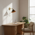 Retro Wooden Wall Light Lighting Lobby