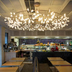 Rose Gold Firefly LED Ceiling Suspension Lighting Lobby