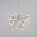 Rose Gold Firefly LED Ceiling Suspension Lighting Lobby
