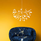 Rose Gold Firefly LED Ceiling Suspension Lighting Lobby