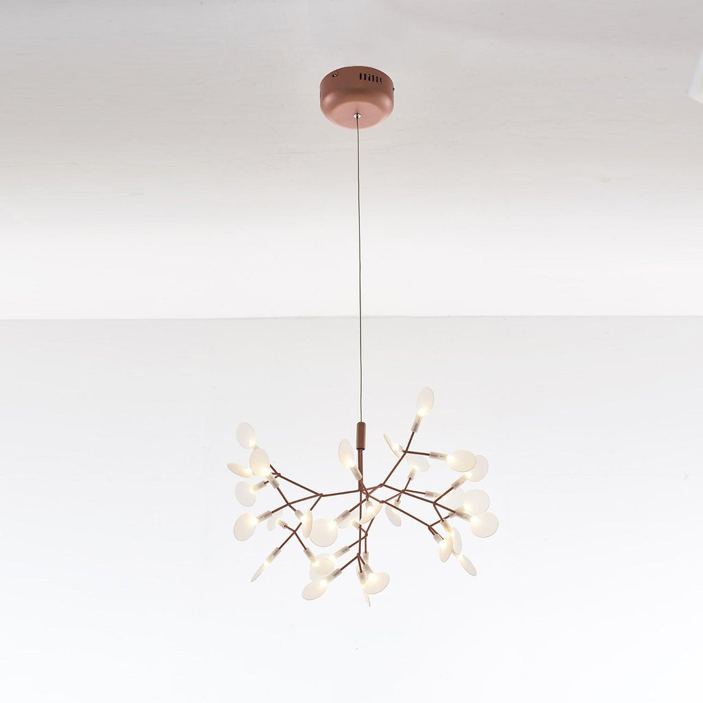 Rose Gold Firefly LED Ceiling Suspension Lighting Lobby