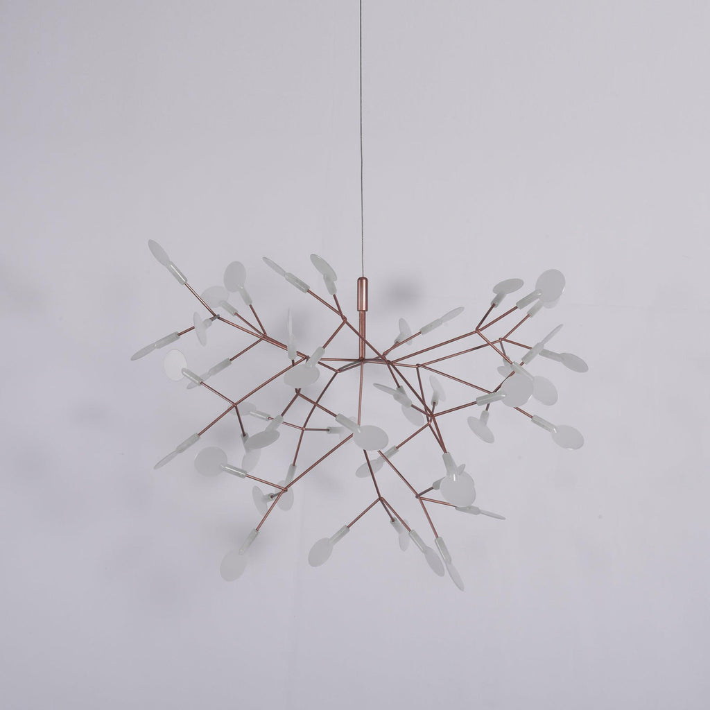 Rose Gold Firefly LED Ceiling Suspension Lighting Lobby