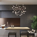 Rose Gold Firefly LED Ceiling Suspension Lighting Lobby