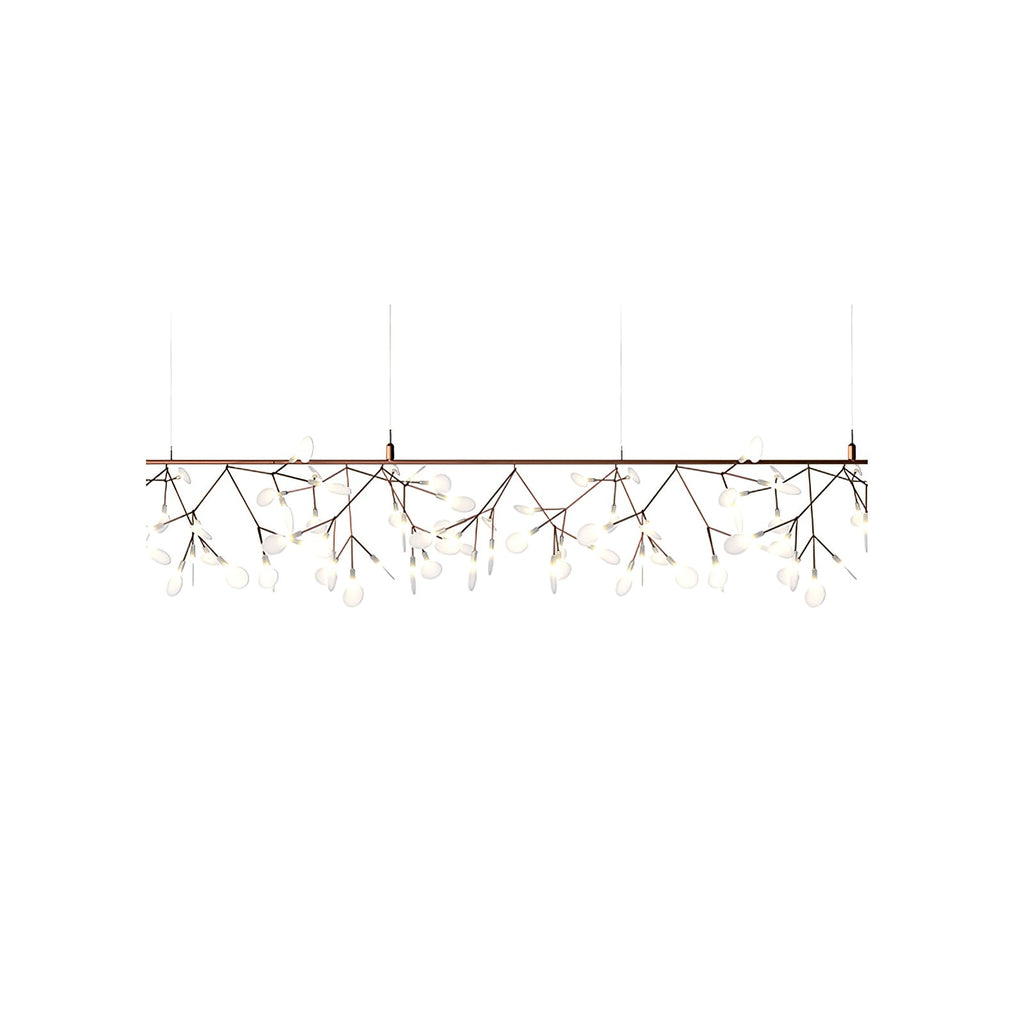 Rose Gold Firefly LED Ceiling Suspension Lighting Lobby
