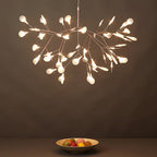 Rose Gold Firefly LED Ceiling Suspension Lighting Lobby