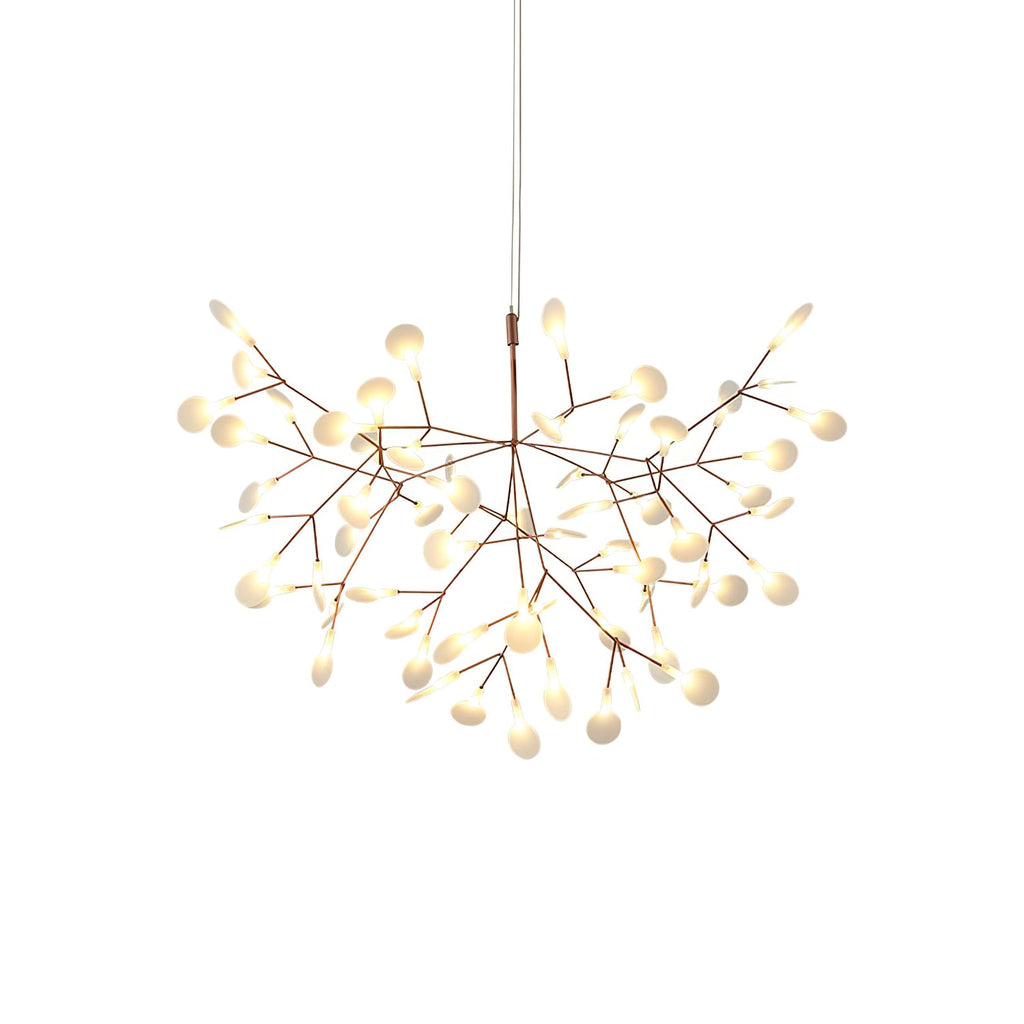Rose Gold Firefly LED Ceiling Suspension Lighting Lobby