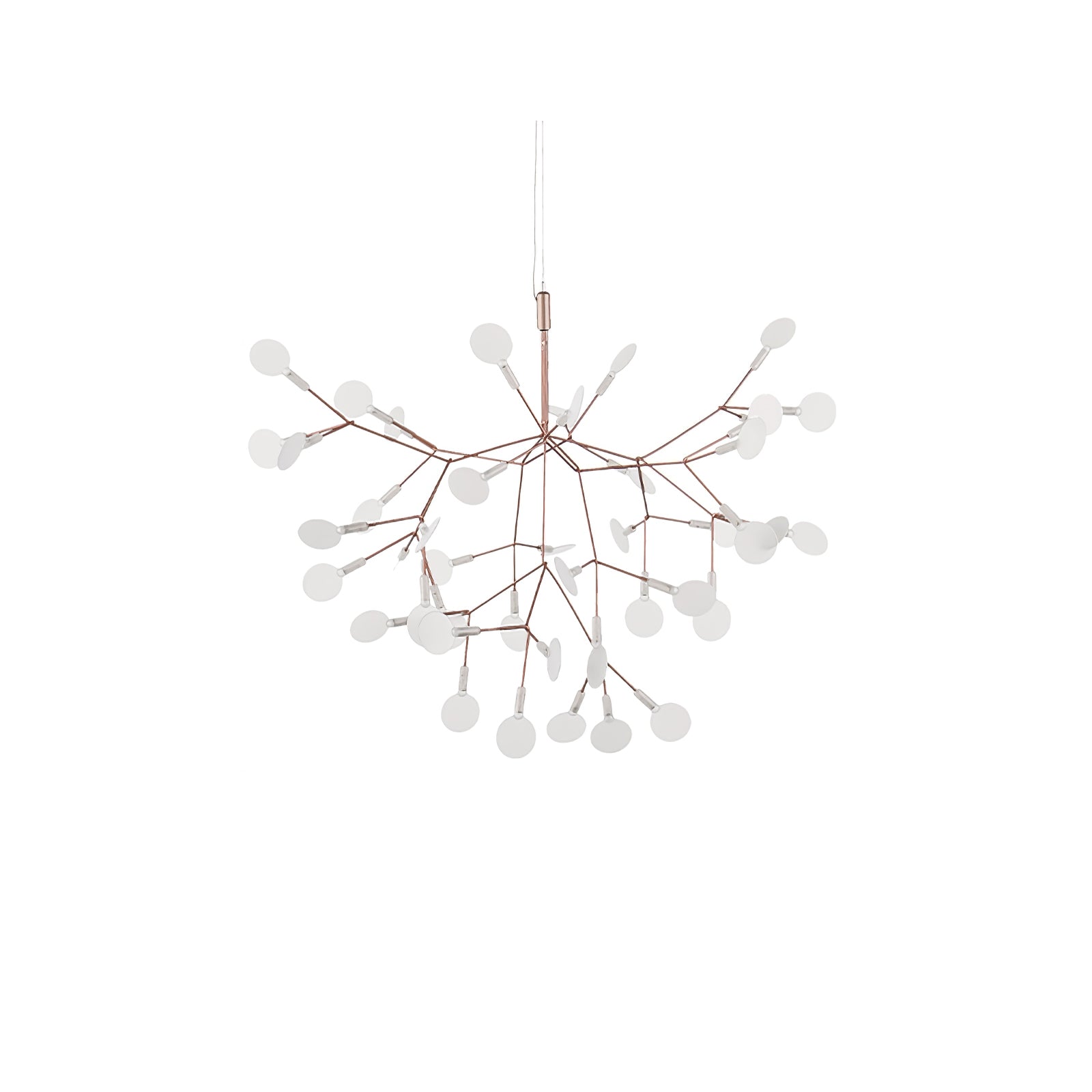 Rose Gold Firefly LED Ceiling Suspension Lighting Lobby