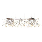 Rose Gold Firefly LED Ceiling Suspension Lighting Lobby