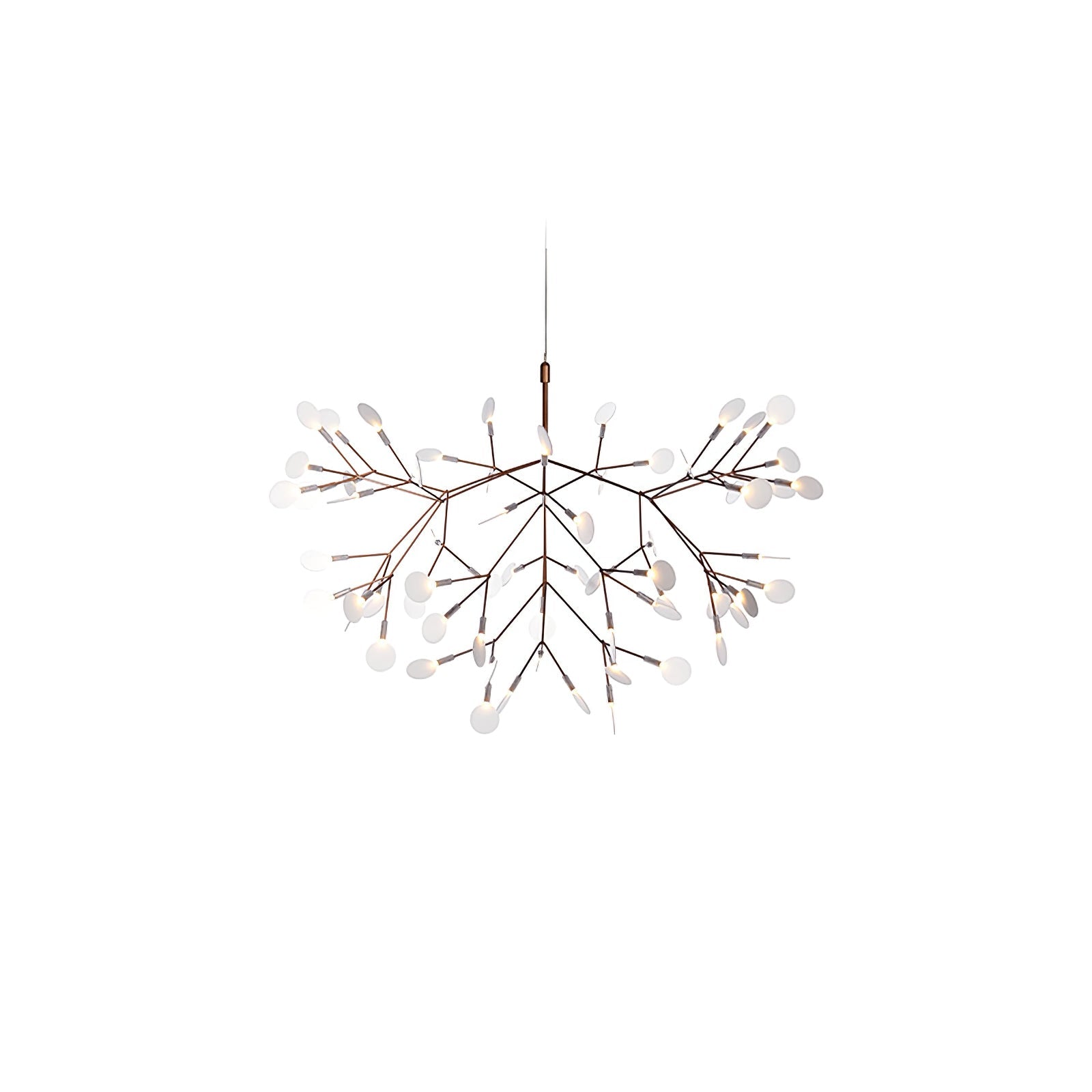 Rose Gold Firefly LED Ceiling Suspension Lighting Lobby