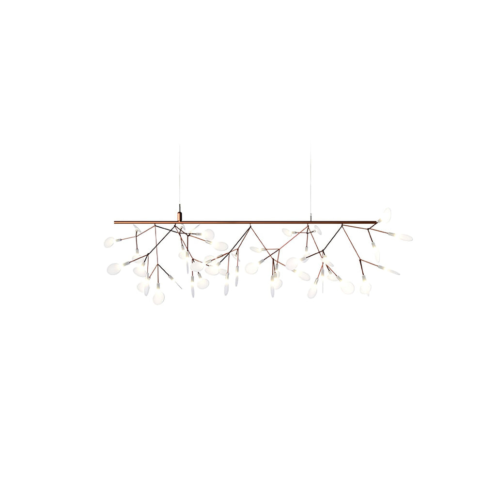 Rose Gold Firefly LED Ceiling Suspension Lighting Lobby