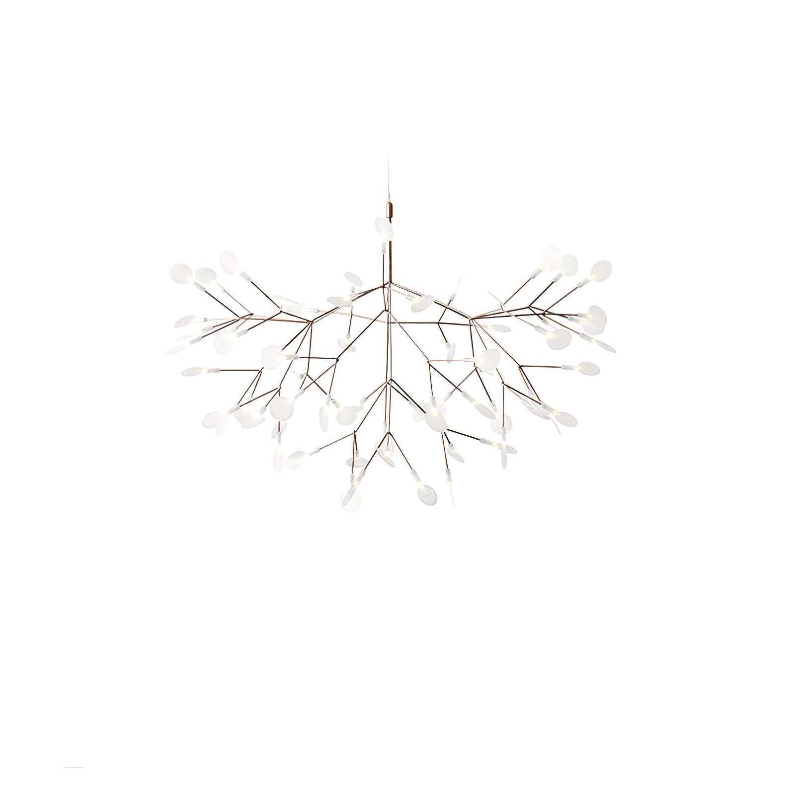 Rose Gold Firefly LED Ceiling Suspension Lighting Lobby
