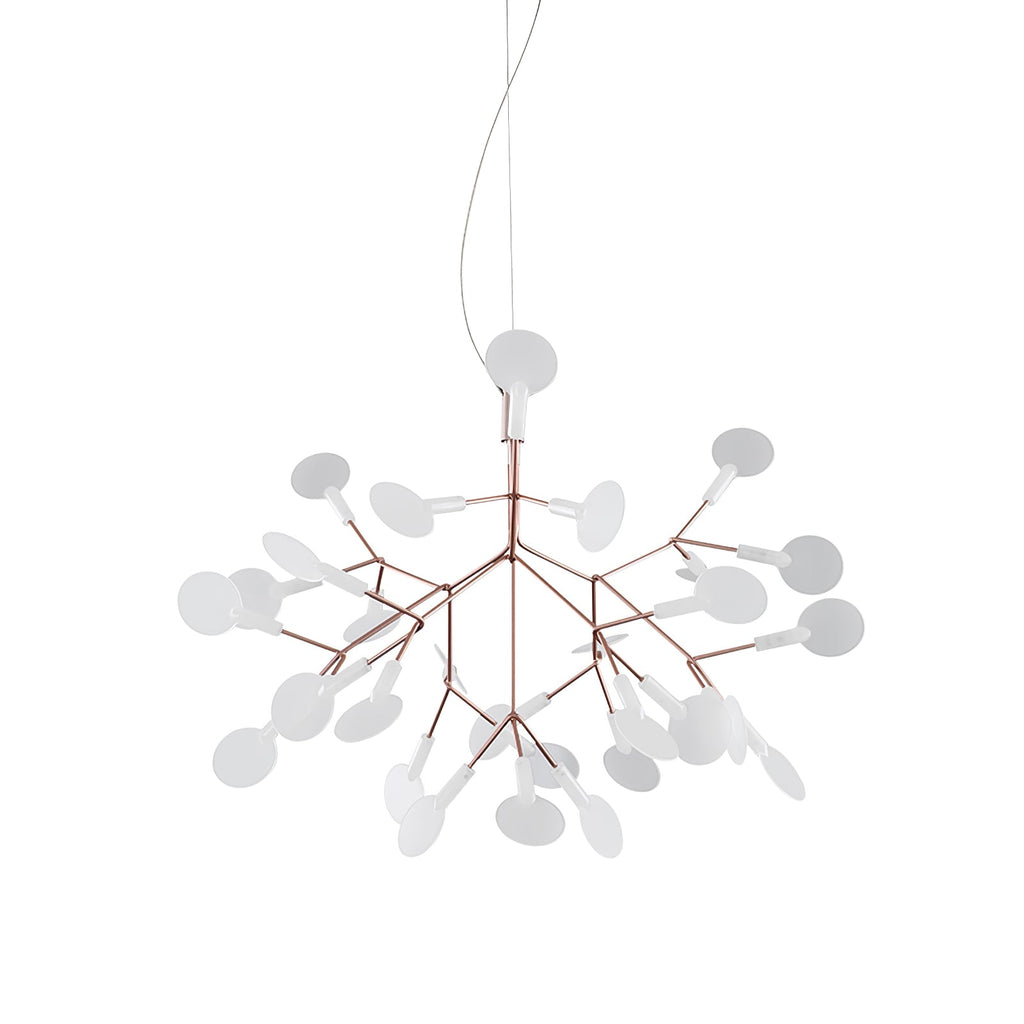 Rose Gold Firefly LED Ceiling Suspension Lighting Lobby