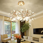 Rose Gold Firefly LED Ceiling Suspension Lighting Lobby
