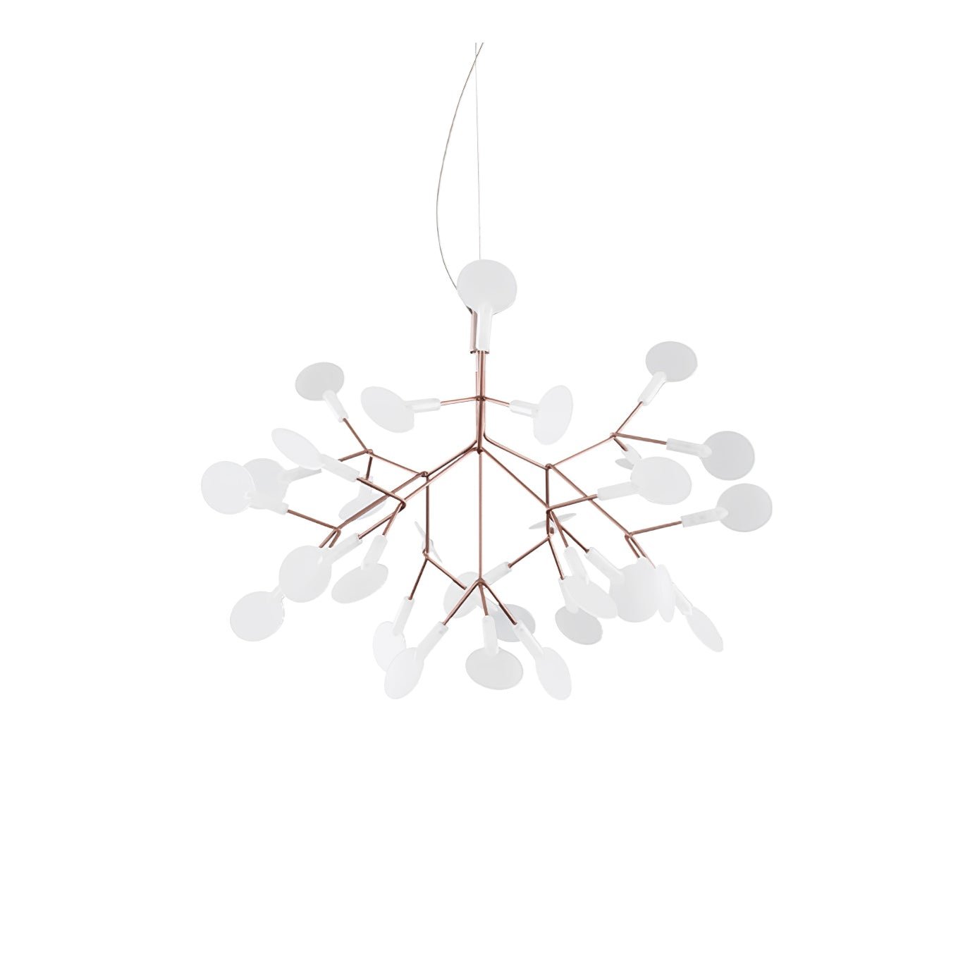 Rose Gold Firefly LED Ceiling Suspension Lighting Lobby