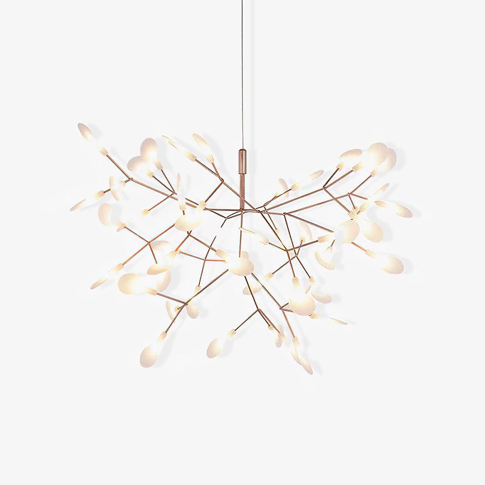 Rose Gold Firefly LED Ceiling Suspension Lighting Lobby