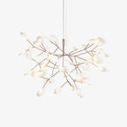 Rose Gold Firefly LED Ceiling Suspension Lighting Lobby