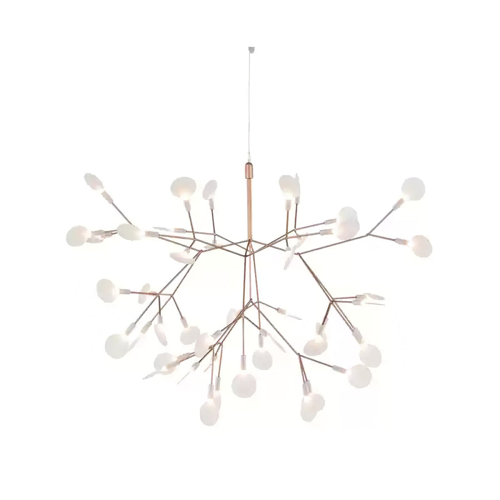 Rose Gold Firefly LED Ceiling Suspension Lighting Lobby
