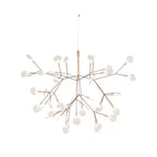 Rose Gold Firefly LED Ceiling Suspension Lighting Lobby