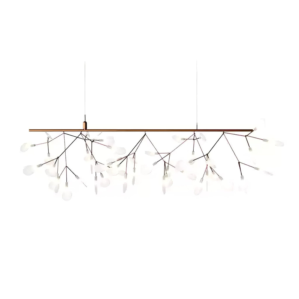 Rose Gold Firefly LED Ceiling Suspension Lighting Lobby