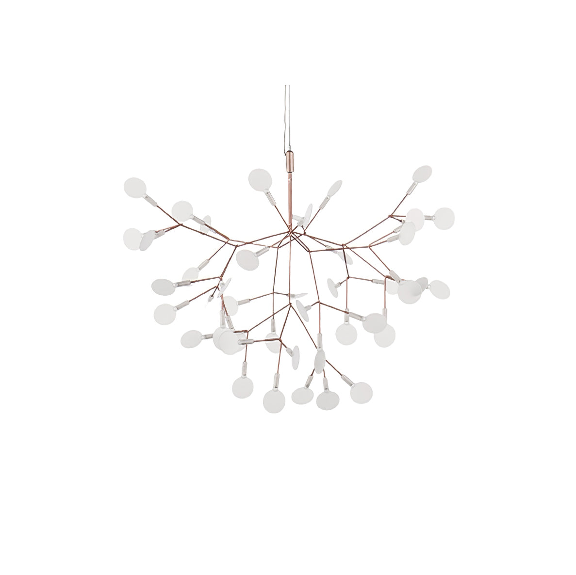 Rose Gold Firefly LED Ceiling Suspension Lighting Lobby