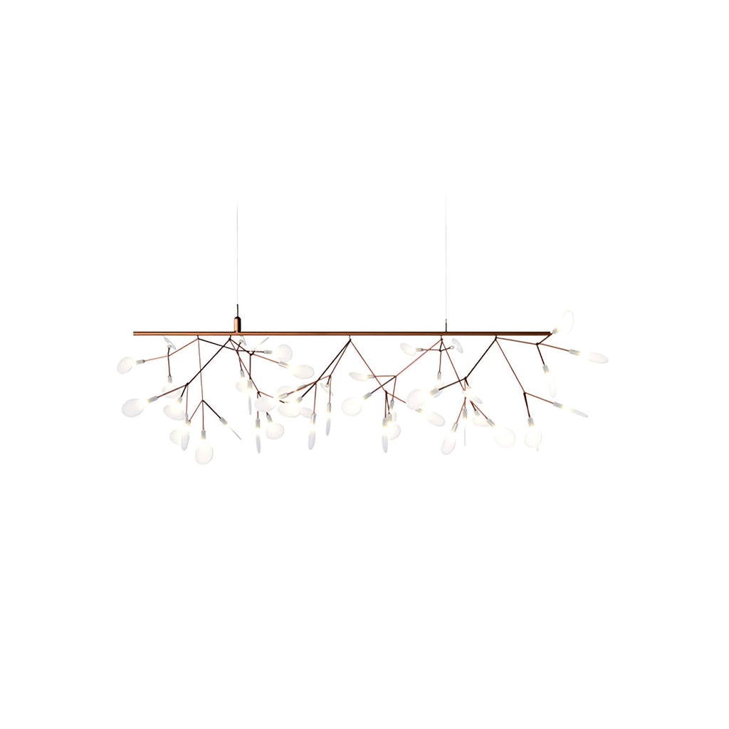 Rose Gold Firefly LED Ceiling Suspension Lighting Lobby