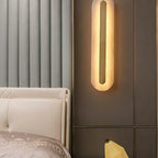 Rounded Alabaster Sconce Light Lighting Lobby