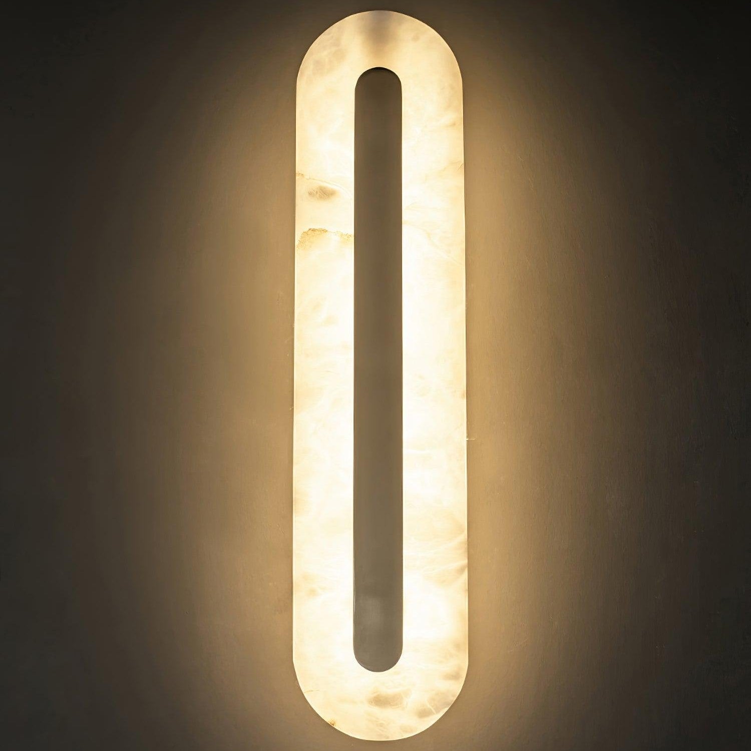 Rounded Alabaster Sconce Light Lighting Lobby