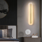 Rounded Alabaster Sconce Light Lighting Lobby