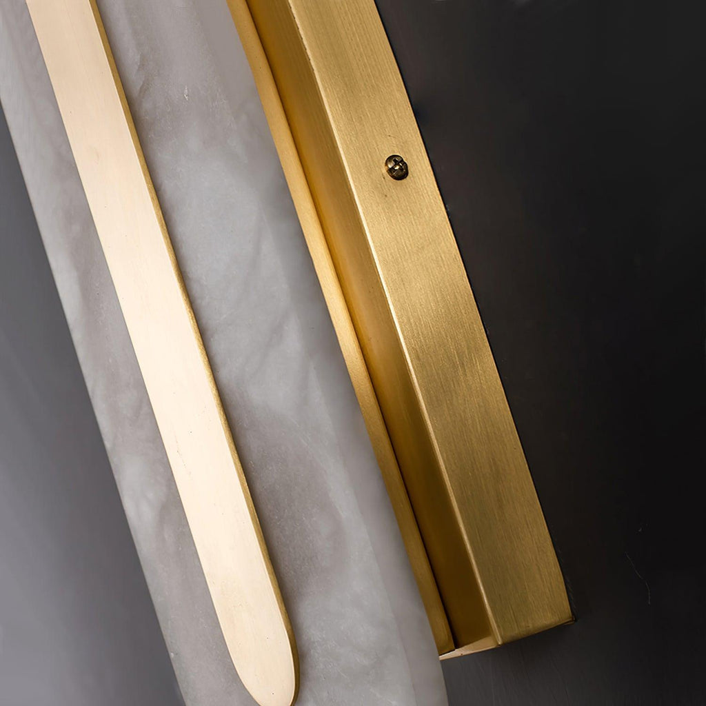 Rounded Alabaster Sconce Light Lighting Lobby