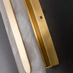 Rounded Alabaster Sconce Light Lighting Lobby