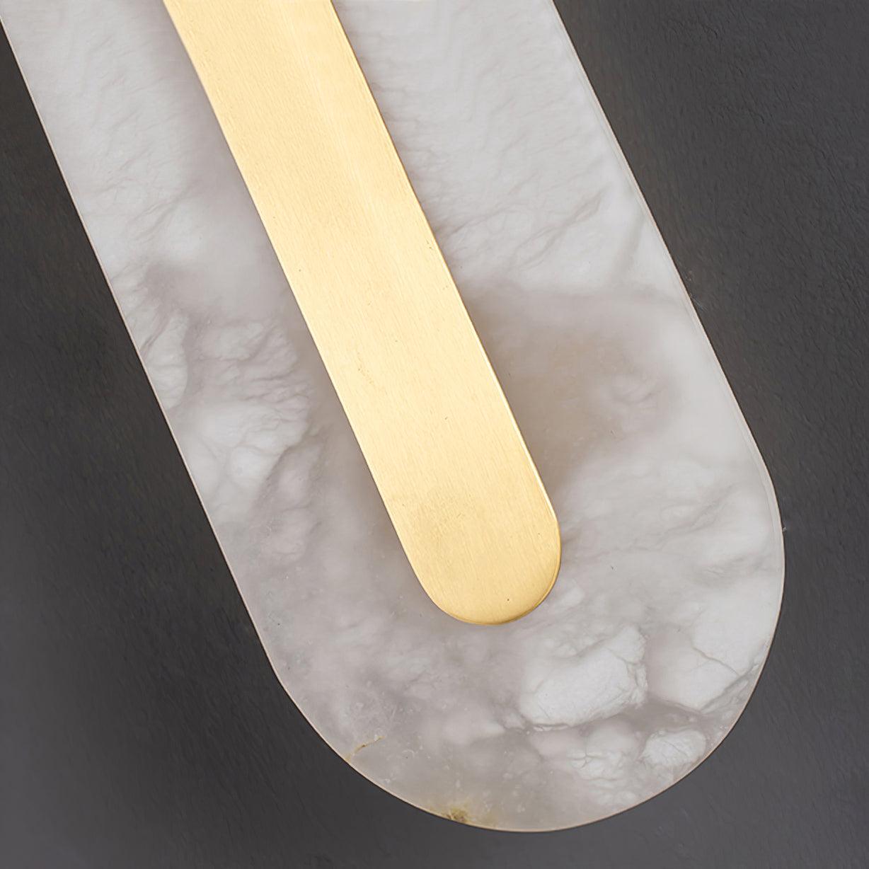 Rounded Alabaster Sconce Light Lighting Lobby