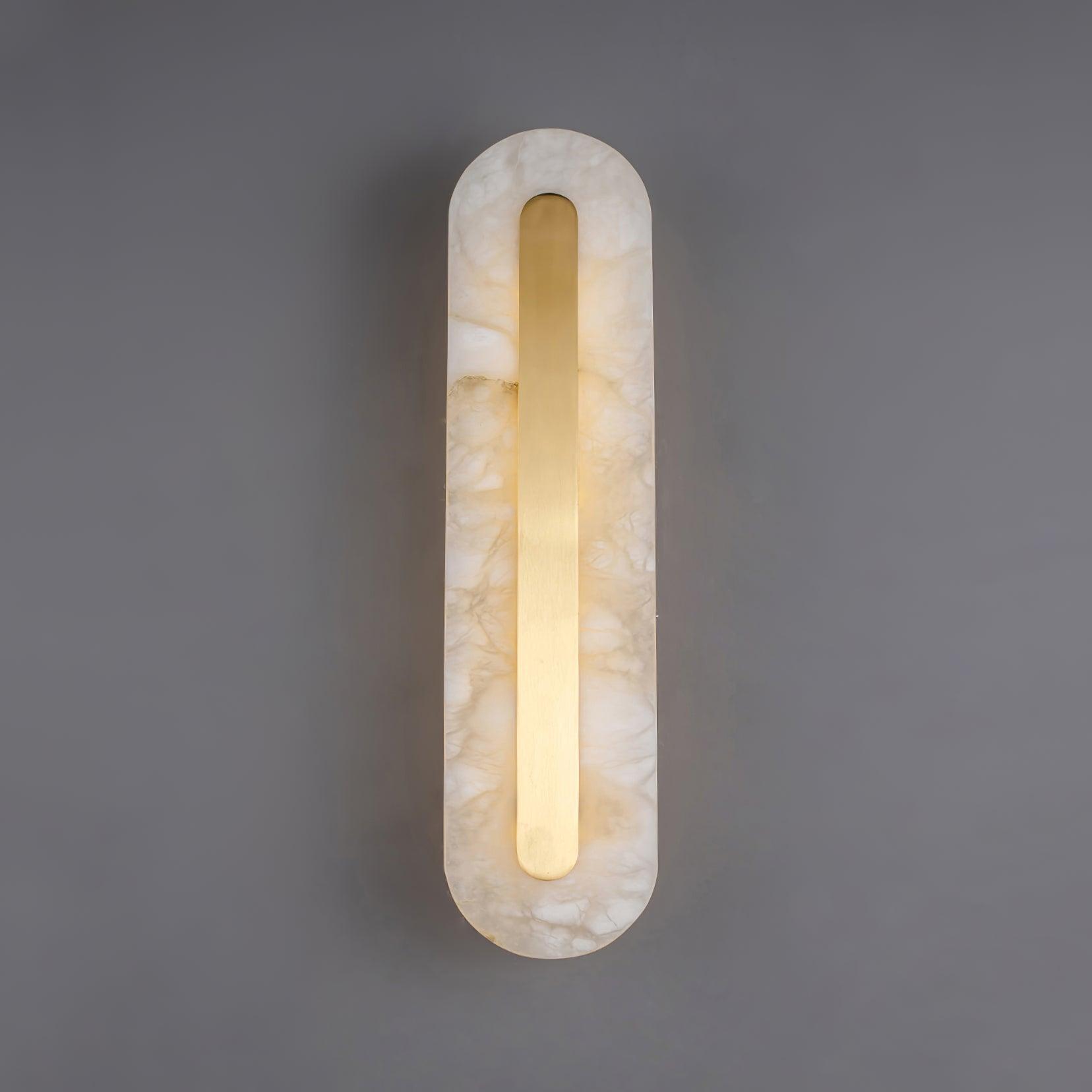 Rounded Alabaster Sconce Light Lighting Lobby
