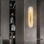 Rounded Alabaster Sconce Light Lighting Lobby