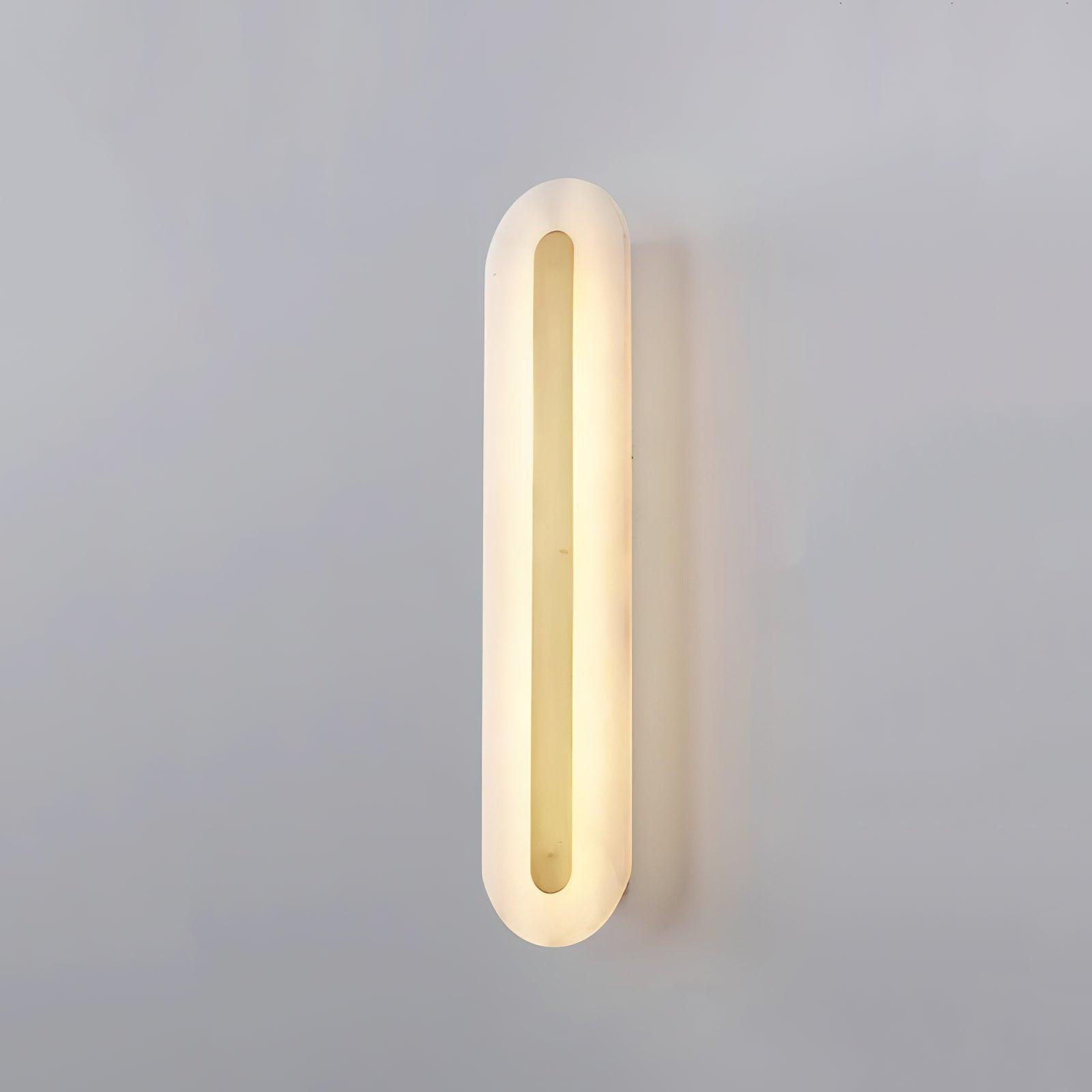 Rounded Alabaster Sconce Light Lighting Lobby