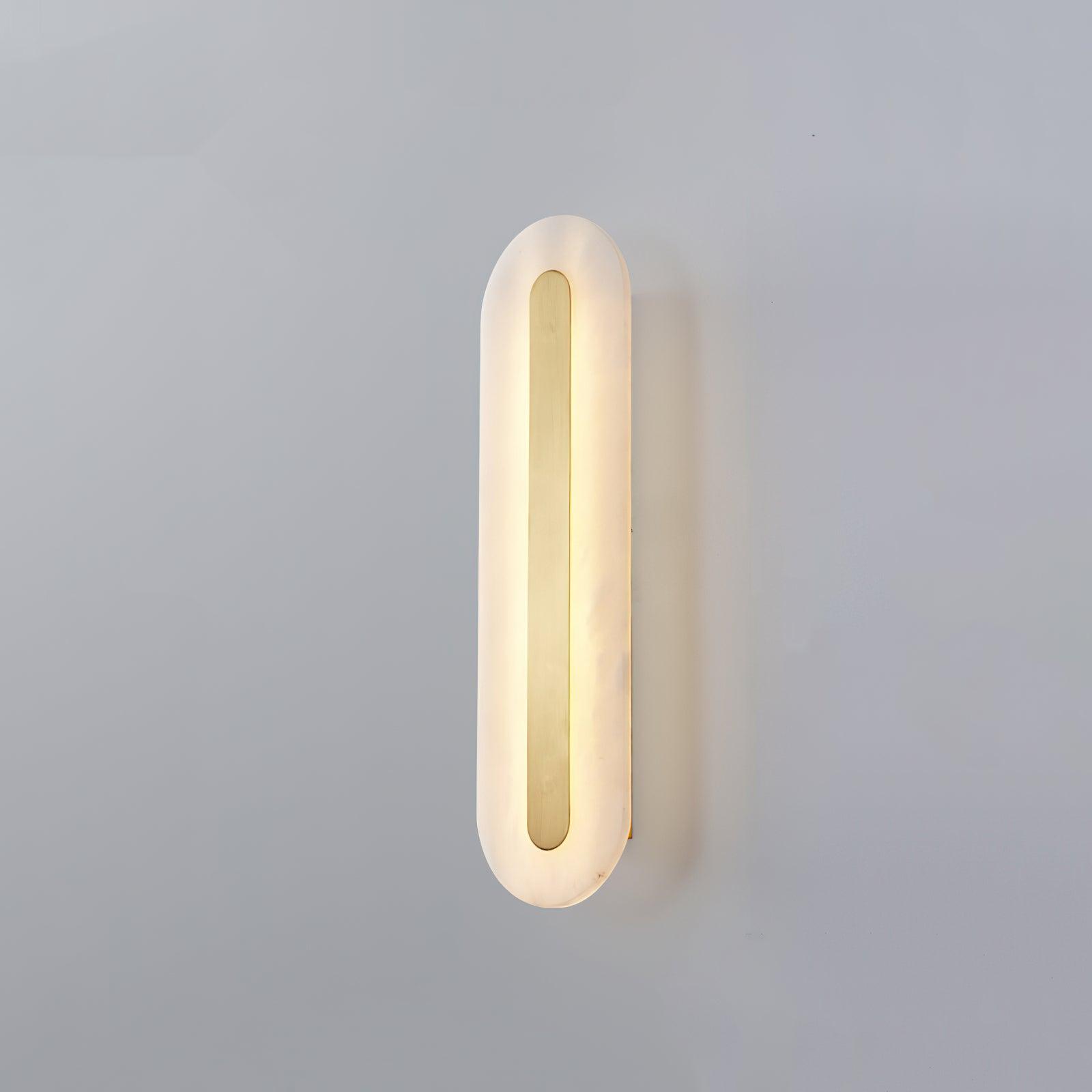Rounded Alabaster Sconce Light Lighting Lobby