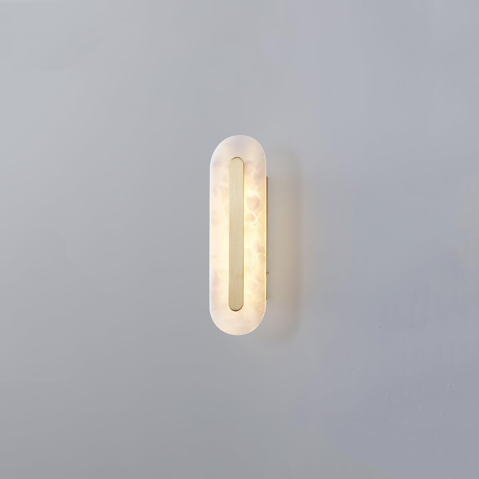 Rounded Alabaster Sconce Light Lighting Lobby