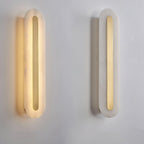 Rounded Alabaster Sconce Light Lighting Lobby