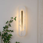 Rounded Alabaster Sconce Light Lighting Lobby