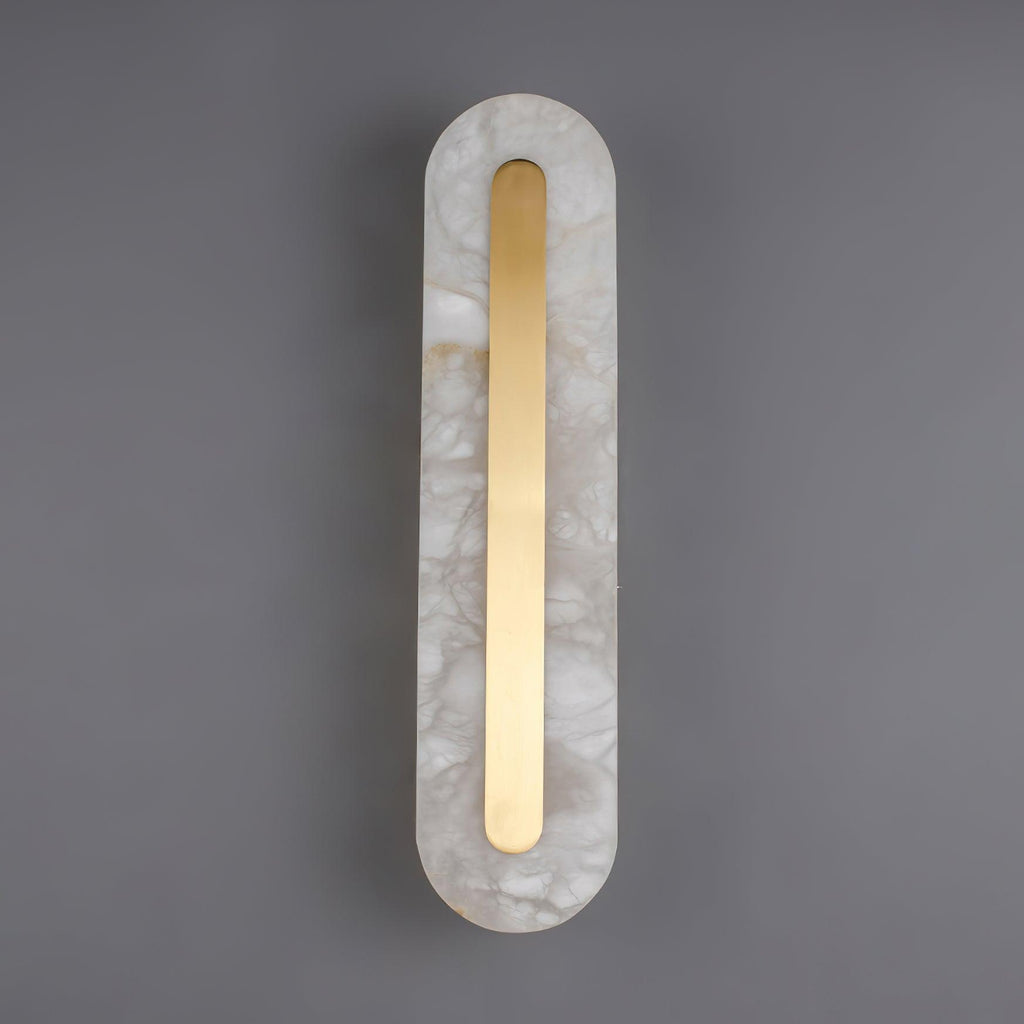 Rounded Alabaster Sconce Light Lighting Lobby