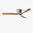 Scandinavian wooden ceiling Fan with LED light (42”/48”/52”) Lighting Lobby