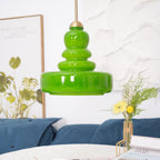 Schoolhouse Glass Ceiling Pendant Lighting Lobby